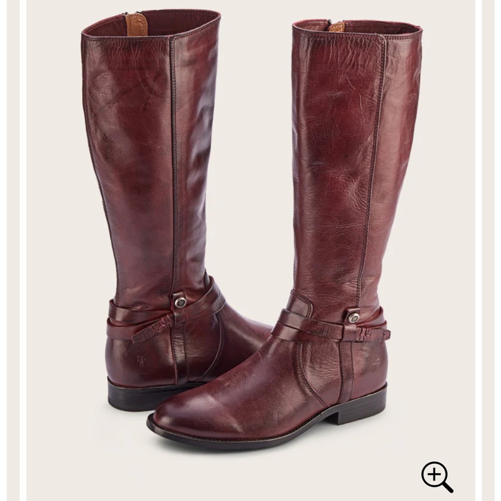 Frye Melissa Leather Boots size 10 worn 1 time